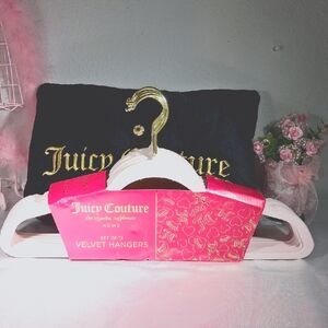Juicy Couture Velvet Hanger No-Slip (12 Pack Full Size) NWT